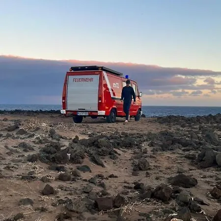 Conny, A Mercedes Firefighter Camper Camping Los Cristianos (Tenerife)