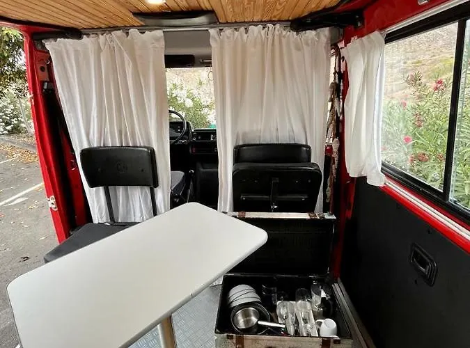 Conny, A Mercedes Firefighter Camper Camping Los Cristianos (Tenerife)