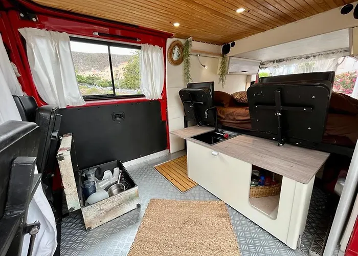 Camping Conny, A Mercedes Firefighter Camper Los Cristianos (Tenerife)